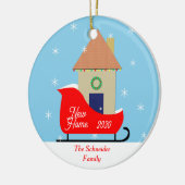 Nieuw Huis in Sleigh Ornament (Links)