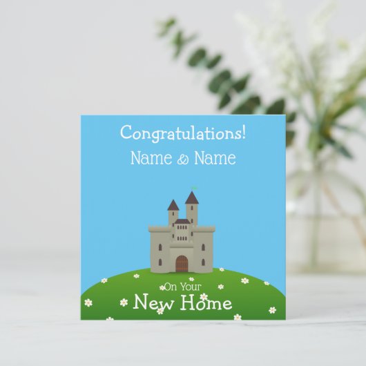 Nieuw Huis Kaart (Staand voorkant)