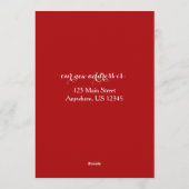 Nieuw huis - Kerstmis aangepaste foto Feestdagenkaart (Achterkant)