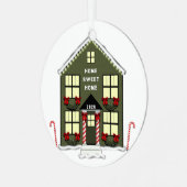 Nieuw Huis Metalen Ornament (Voorkant links)