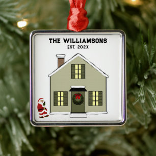Nieuw Huis Metalen Ornament