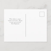 Nieuw huis - Modern nieuw adres watercolordeur  Aankondigingskaart (Achterkant)