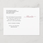 Nieuw huis Prettig kerstfeest verhuizing Aankondigingskaart (Achterkant)