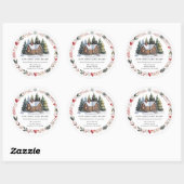 Nieuw Huis Retouradres Kerst sticker (Vel)