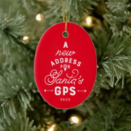 Nieuw huis schattig rood een foto kerst keramisch ornament
