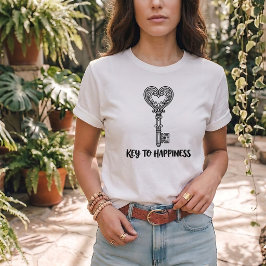 Nieuw Huis Sleutel tot Geluk Grafische T-shirt