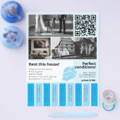 Nieuw huis te huur - stroken afscheuren flyer (Enkel)