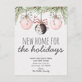 Nieuw Huis Vakantie Ornament Aankondiging