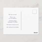 Nieuw huis verhuisaankondiging wijzigingsadres Swe Briefkaart (Achterkant)