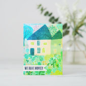 Nieuw huis verhuisaankondiging wijzigingsadres Swe Briefkaart (Staand voorkant)