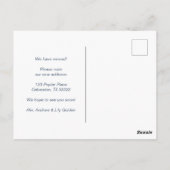 Nieuw huis verhuisaankondiging wijzigingsadres Swe Briefkaart (Achterkant)