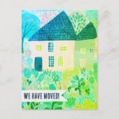 Nieuw huis verhuisaankondiging wijzigingsadres Swe Briefkaart (Voorkant)