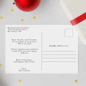 Nieuw huis voor de Feestdagen Adresaankondiging Briefkaart