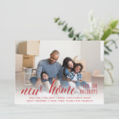 Nieuw huis voor de Feestdagen Change of Address Ka Menu (Staand voorkant)