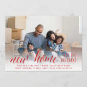 Nieuw huis voor de Feestdagen Change of Address Ka Menu (Voorkant)