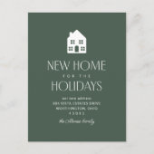 Nieuw huis voor de feestdagen classic green Christ (Voorkant)