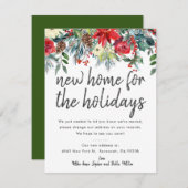 Nieuw huis voor de feestdagen Moving Announcement  Aankondiging (Voorkant / Achterkant)