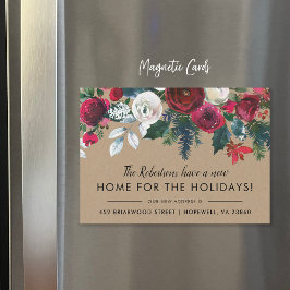 Nieuw Huis voor de Feestdagen Nieuwe Magnet van he