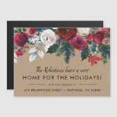 Nieuw Huis voor de Feestdagen Nieuwe Magnet van he (Voorkant / Achterkant)