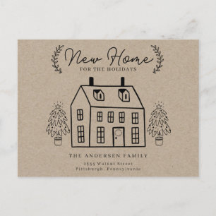 Nieuw huis voor de Feestdagen Rustic Kraft