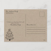 Nieuw huis voor de Feestdagen Rustic Kraft (Achterkant)