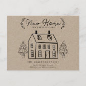 Nieuw huis voor de Feestdagen Rustic Kraft (Voorkant)