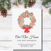 Nieuw huis voor de Feestdagen verhuizen Aankondiging