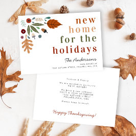 Nieuw Huis voor de Herfst van de Thanksgiving van  Aankondiging