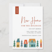 Nieuw huis voor Feestdagen Kaart (Voorkant)