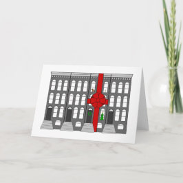 Nieuw Huis voor het Vakantie Feestdagen Kaart