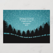 Nieuw huis voor het Vakantie huis in het bos Kaart (Achterkant)