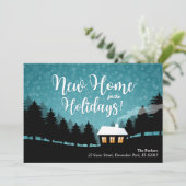 Nieuw huis voor het Vakantie huis in het bos Kaart (Staand voorkant)