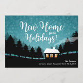 Nieuw huis voor het Vakantie huis in het bos Kaart (Voorkant)