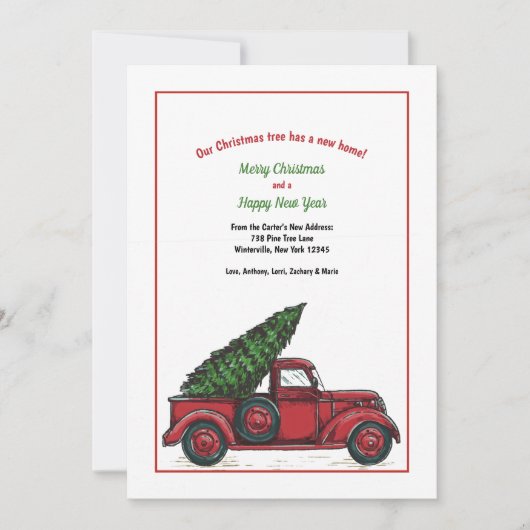 Nieuw huis voor kerst vakantie Kaart (Voorkant)