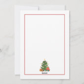 Nieuw huis voor kerst vakantie Kaart (Achterkant)