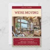 Nieuw huis We zijn verhuisaankondiging Aankondiging (Voorkant)
