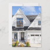 Nieuw Huis Wie Dis Housewarming Party Kaart (Achterkant)