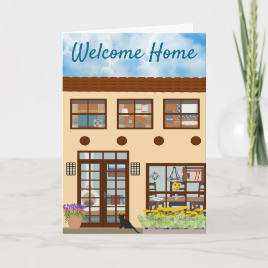 Nieuw huis Zuidwest Gefeliciteerd Kaart (Voorkant)