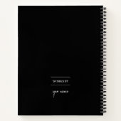 Nieuw idee gepersonaliseerde notitieboek (Achterkant)