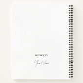 Nieuw idee gepersonaliseerde notitieboek (Achterkant)