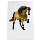 Nieuw IJslands kerstfeest Medium Cadeauzakje (Achterkant)