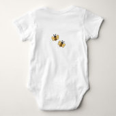 Nieuw in de Hive Bee Baby Body Romper (Achterkant)