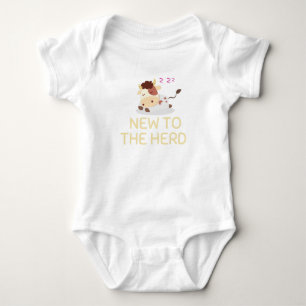 Nieuw in de kudde Koe, nieuw in de kudde baby Romper