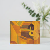 Nieuw in oktober door Paul Klee Briefkaart (Staand voorkant)