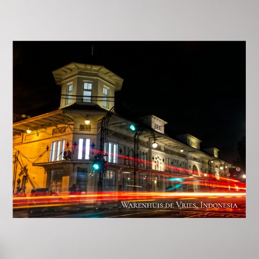 Nieuw Indië Art Deco Architectuur Esthetisch Poster (Voorkant)
