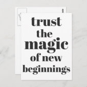 Nieuw Inspirerend citaat van het Koude van het Beg Briefkaart (Voorkant / Achterkant)