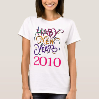 Nieuw jaar 2010 t-shirt