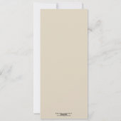 Nieuw jaar 2012 voor bruine banner logo feestdagenkaart (Achterkant)