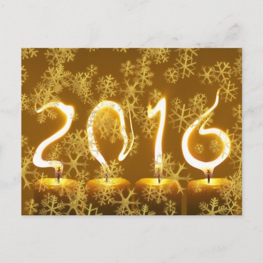 Nieuw jaar 2016 - origineel briefkaart (Voorkant)
