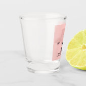 Nieuw jaar 2019: Roze Varkenshouding Chinees Shot Glas (Links)